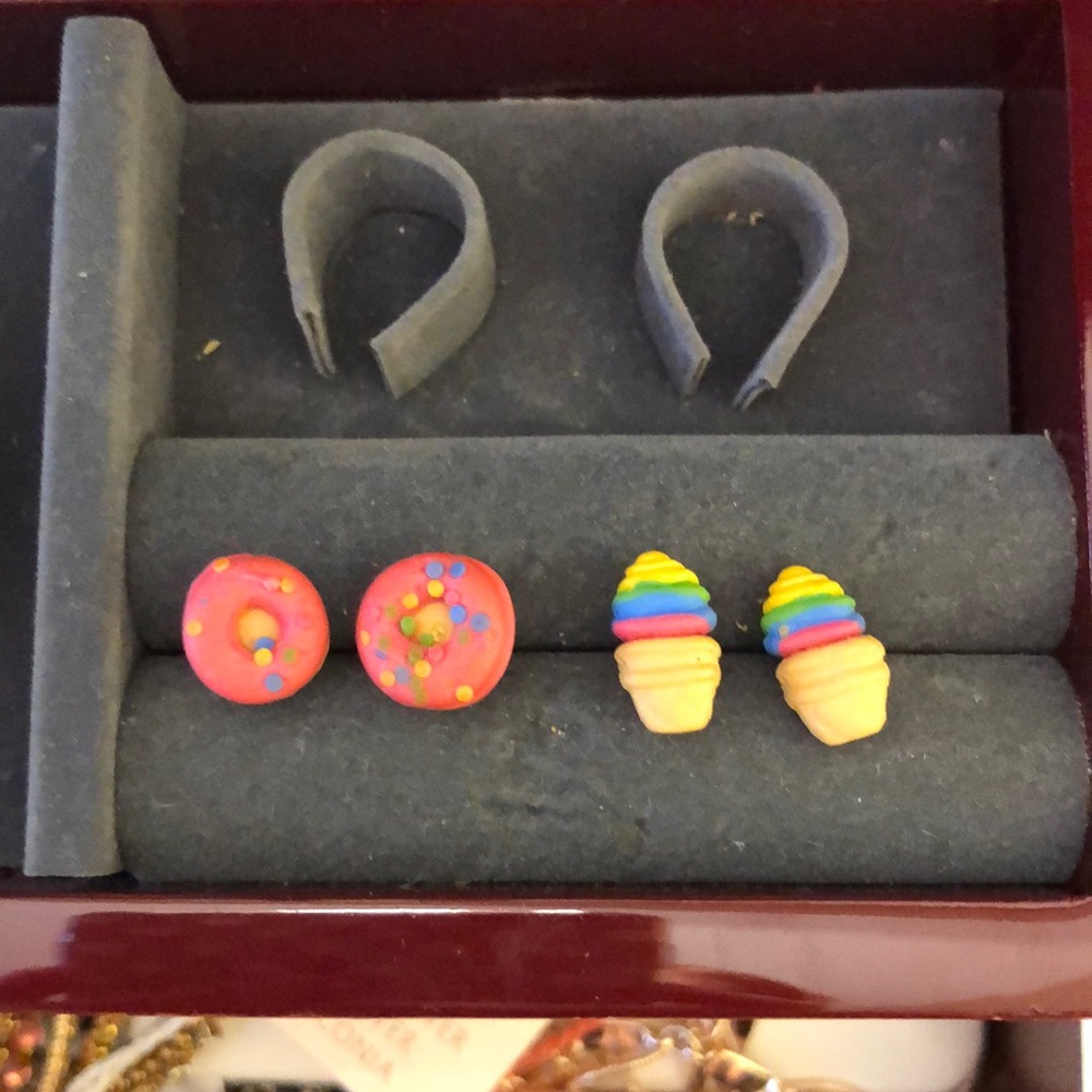 Doughnut and Cupcake Earrings